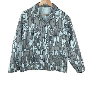 Vintage Bowing Trebark 1980's Camo Long Sleeve Rebark Mens Medium Made in USA‎